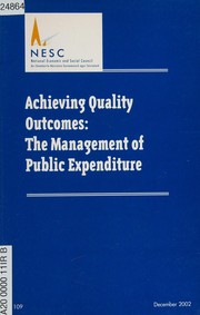 Achieving quality outcomes : the management of public expenditure /