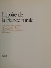 Histoire de la France rurale /