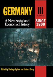Germany : a new social and economic history.