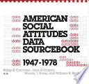 American social attitudes data sourcebook, 1947-1978 /
