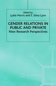 Gender relations in public and private : new research perspectives /