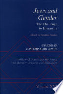 Jews and gender : the challenge to hierarchy /