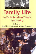 The history of the European family.