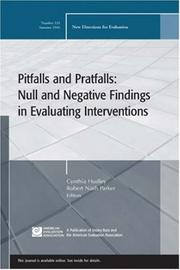 Pitfalls and pratfalls : null and negative findings in evaluating interventions /