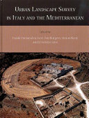 Urban landscape survey in Italy and the Mediterranean /