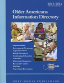 Older Americans information directory 2013/2014.