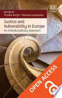 Justice and vulnerability in Europe : an interdisciplinary approach /