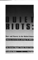 Quiet riots : race and poverty in the United States /