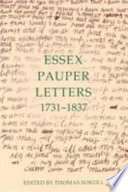 Essex pauper letters, 1731-1837 /