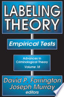 Labeling theory : empirical tests /