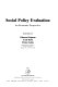 Social policy evaluation : an economic perspective /