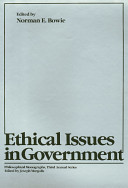 Ethical issues in government /