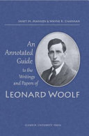 An annotated guide to the writings and papers of Leonard Woolf