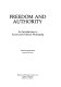 Freedom and authority; an introduction to social and political philosophy.