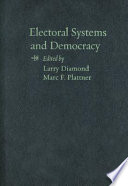Electoral systems and democracy /