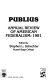 Publius : annual review of American federalism, 1981 /