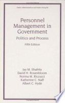 Personnel management in government : politics and process /