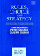 Rules, choice and strategy : the political economy of Italian electoral reform /