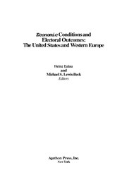 Economic conditions and electoral outcomes : the United States and Western Europe /