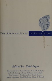 The African state in transition /