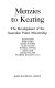 Menzies to Keating : the development of the Australian prime ministership /
