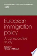 European immigration policy : a comparative study /