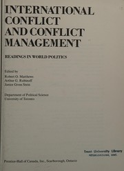 International conflict and conflict management : readings in world politics /