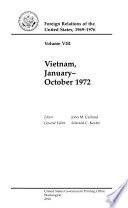 Vietnam, January--October 1972 /