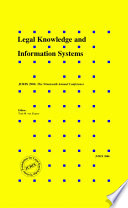 Legal knowledge and information systems : JURIX 2006: the Nineteenth Annual Conference /