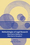 Methodologies of legal research : which kind of method for what kind of discipline? /