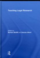 Teaching legal research /