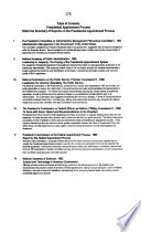 The state of the presidential appointment process : hearings before the Committee on Governmental Affairs, United States Senate, One Hundred Seventh Congress, first session, April 4 and 5, 2001.