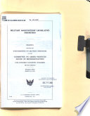 Military associations' legislative priorities : hearing before the Subcommittee on Military Personnel of the Committee on Armed Services, House of Representatives, One Hundred Eleventh Congress, second session, hearing held March 23, 2010.