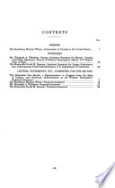 U.S.-Canada relations : briefing and hearing before the Subcommittee on the Western Hemisphere of the Committee on International Relations, House of Representatives, One Hundred Ninth Congress, second session, May 25, 2006.