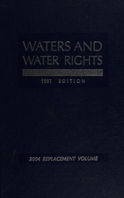 Waters and water rights /