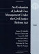 An evaluation of judicial case management under the Civil Justice Reform Act /