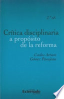 Critica disciplinaria a proposito de la reforma.