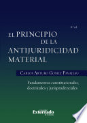 EL PRINCIPIO DE LA ANTIJURIDICIDAD MATERIAL FUNDAMENTOS CONSTITUCIONALES, DOCTRINALES Y JURISPRUDENC;EL PRINCIPIO DE LA ANTIJURIDICIDAD.