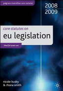 Core EU legislation /