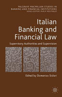 Italian banking and financial law /