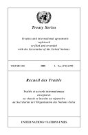 Treaty series : treaties and international agreements registered or filed and recorded with the Secretariat of the United Nations.