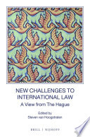 New challenges to international law : a view from the Hague /
