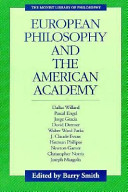 European philosophy and the American Academy /