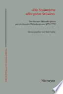 "Die Stammutter aller guten Schulen" : das Dessauer Philanthropinum und der deutsche Philanthropismus 1774-1793 /