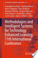 Methodologies and intelligent systems for technology enhanced learning, 11th International Conference /