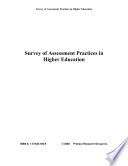 Survey of assessment practices in higher education.