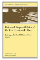 Roles and responsibilities of the chief financial officer /