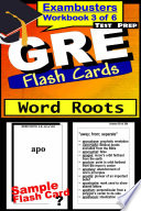 GRE flash cards.