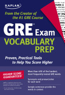 GRE exam vocabulary prep /