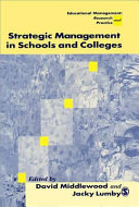 Strategic management in schools and colleges /